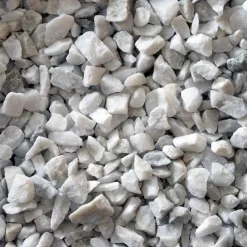 Dekorsten Magrab Krossprodukter Vit Marmor 8-12 mm, 1000 kg Säck