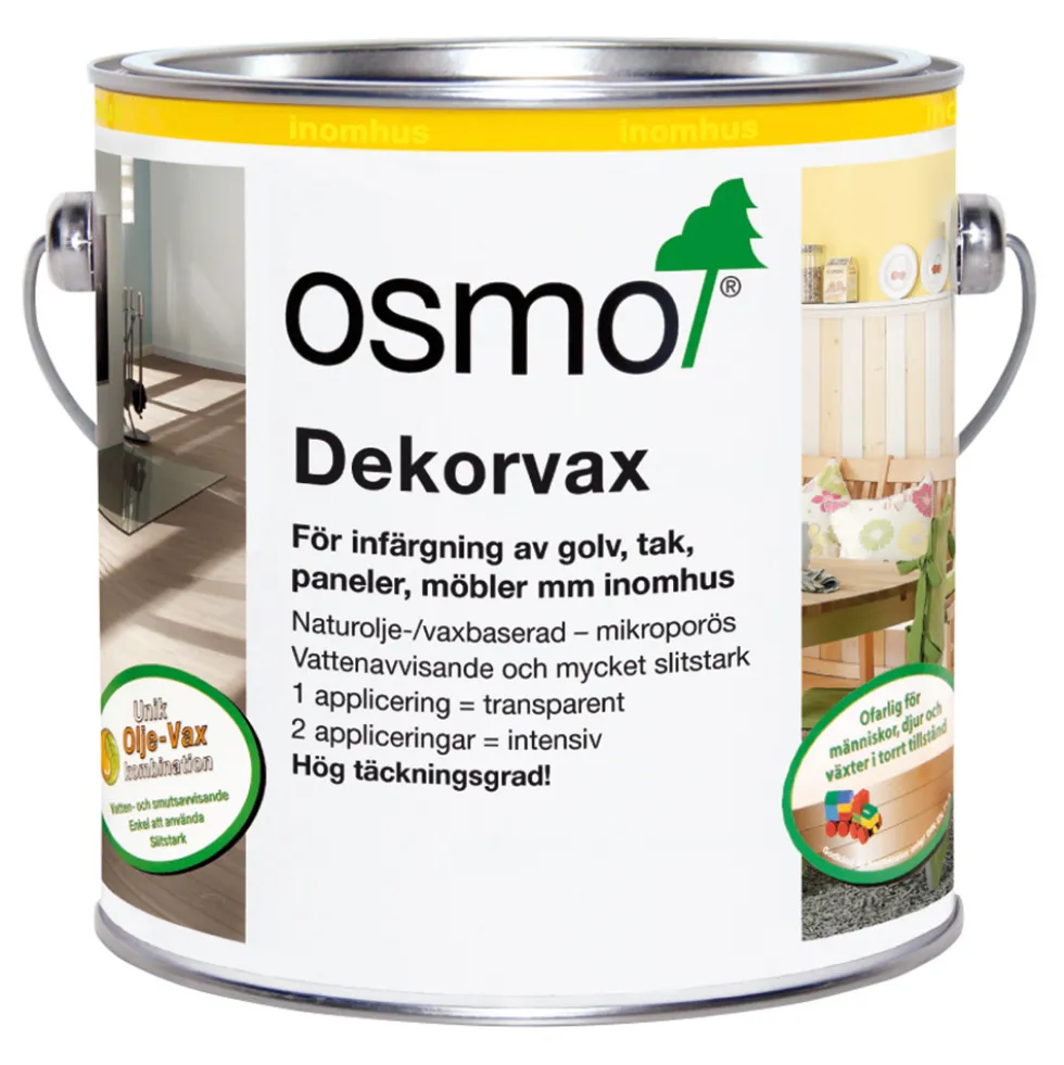 Dekorvax Osmo Transparent Sidengrå