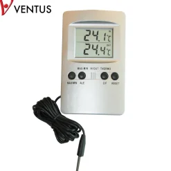 Digital Termometer Ventus WA110 Inne/Ute med Temperaturvarningslarm