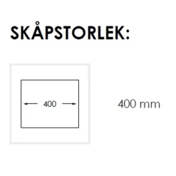Diskbänk Nordic Tech Rubin NR 401 Rostfri Vändbar Diskho