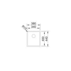 Diskho Blanco Claron 340 DurinoxInfällnad/Planlimning