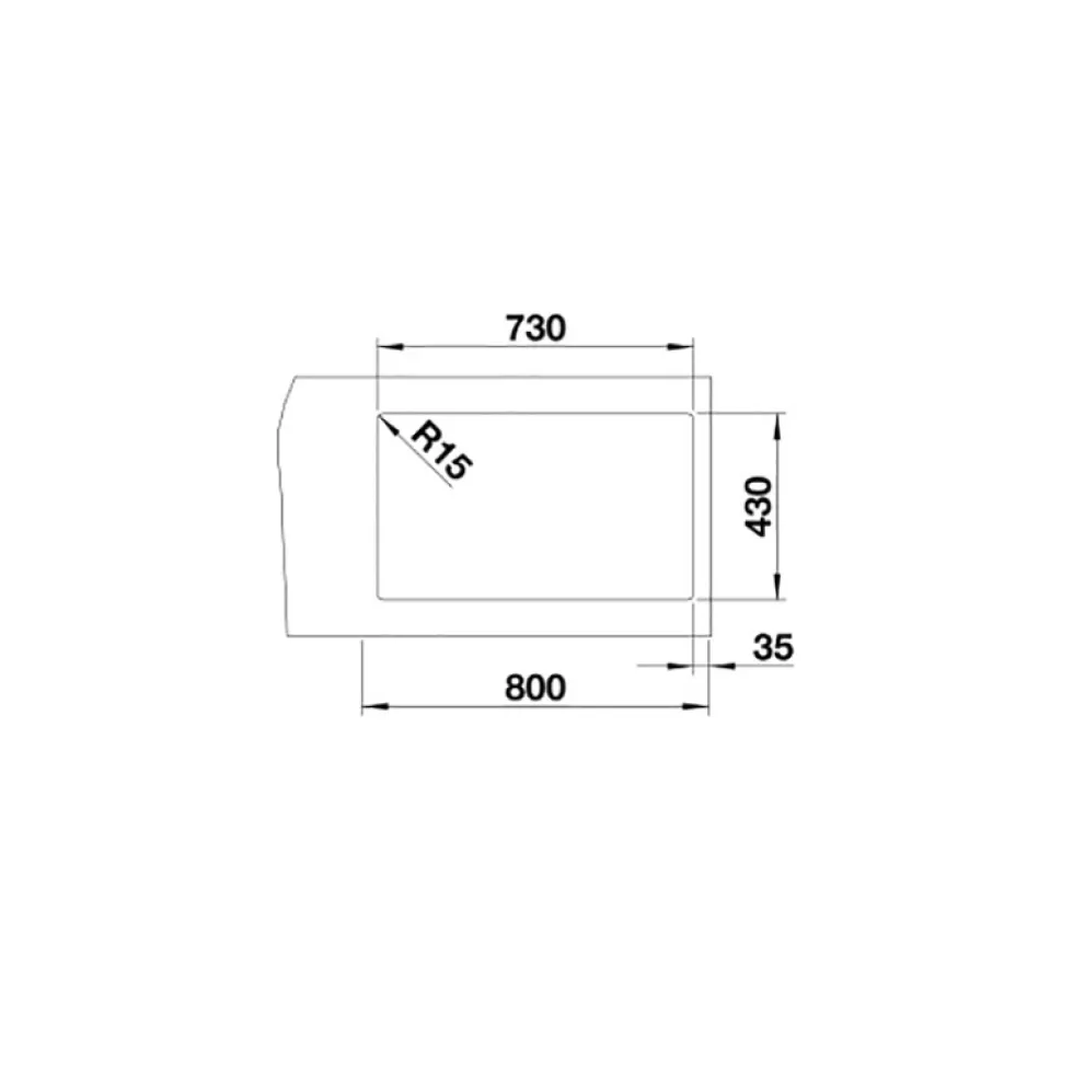 Diskho Blanco Zerox 700 DurinoxInfällnad/Planlimning