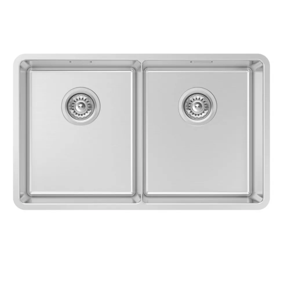 Diskho DecoSteel Extreme 3434 Rostfri Dubbel för Kök & Tvättstuga