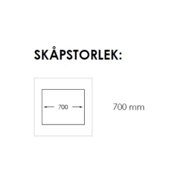 Diskho Nordic Tech Radius 600 X Rostfri Enkel med Korgventil & Vattenlås