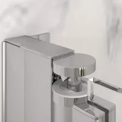 Distansprofil Hietakari för Duschvägg Forma Vändbar/Vikbar Anodiserad Blank