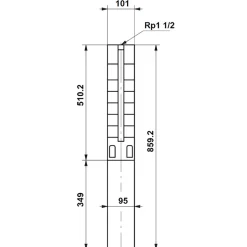 Djupbrunnspump Grundfos SP 5A-17