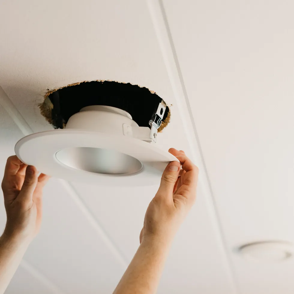 Downlight LEDt Hide-A-Lite DL Echo L 265 Vit DALI