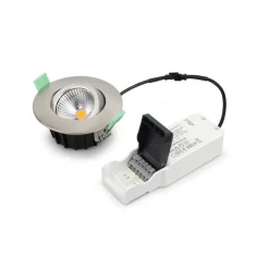 Downlight Llitt Lisa 3-packBorstad Stål