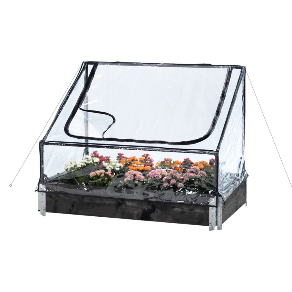 Drivhus HORTUS 115x76x40/70 cm