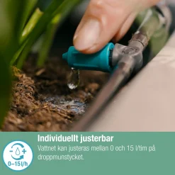 Droppspridare Gardena Micro-Drip Inline Ställbar