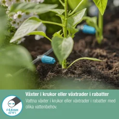 Droppspridare Gardena Micro-Drip Inline Ställbar