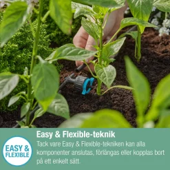 Droppspridare Gardena Micro-Drip Inline Ställbar Tryckreglerande