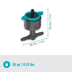Droppspridare Gardena Micro-Drip Inline Ställbar Tryckreglerande