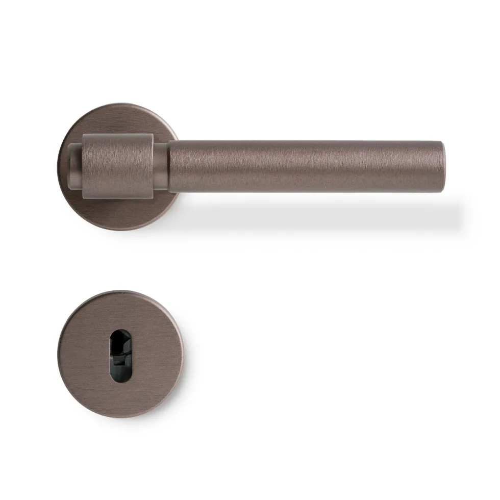 Dörrhandtag Beslag Design Helix 200 Plain med Nyckelskylt