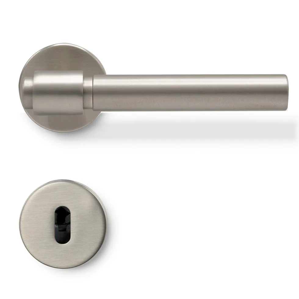 Dörrhandtag Beslag Design Helix 200 Plain med Nyckelskylt
