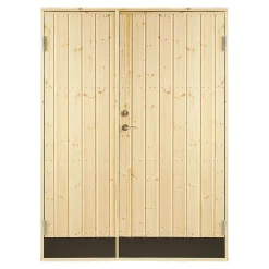 Dubbeldörr Jabo 18° Rak 15,3x19