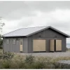 Dubbelgarage Baseco Gavas 65 m² Byggsats i Trä med Sadeltak