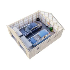 Dubbelgarage Palmako Andre 49,1 m2 med Takskjutport
