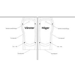 Duschbadkar Comfornette Bali Med Duschvägg