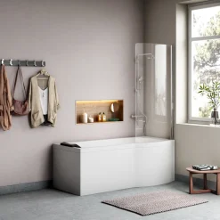 Duschbadkar Comfornette Bali Med Duschvägg