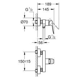 Duschblandare Grohe Dice