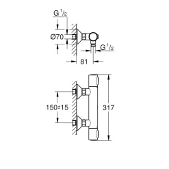 Duschblandare Grohe Precision Flow