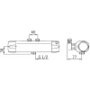Duschblandare Oras Nova 7466 40 cc