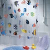 Duschdraperi Spirella Fish multicolor 180x200