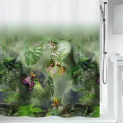 Duschdraperi Spirella Jungle 180X200