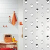 Duschdraperi Spirella Lana black 180x200