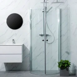 Duschhörna Bathlife Mitt Aluminium
