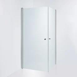 Duschhörna Duschbyggarna Twin De Luxe Frostat Glas