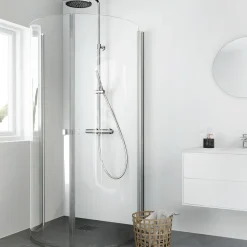Duschhörna Hafa Igloo Pro U 80x95 Klarglas