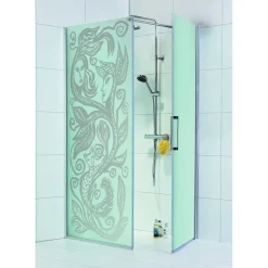 Duschhörna Noro Frost Concept Happy+Frostat Glas1175x885x2022 mm