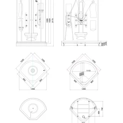 Duschkabin Arrow 6016