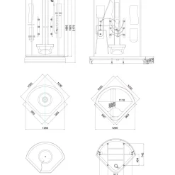 Duschkabin Arrow 6015