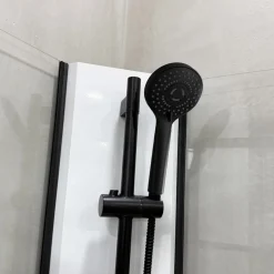 Duschkabin Bathlife Betrakta 90x90 Svart/Vit