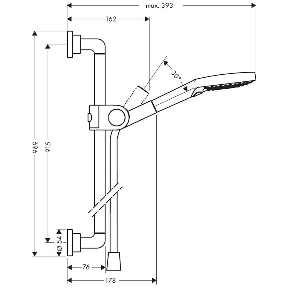 Duschset Axor Citterio 120 3jet Select