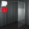 Duschvägg Arrow Wall Delvis Frostat Glas