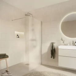 Duschvägg Arrow Wall Frostat Glas