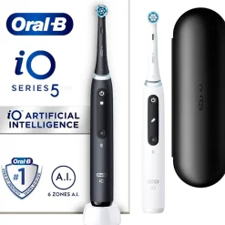 Eltandborste Oral-B iO5 Duo Black UCB/White SC