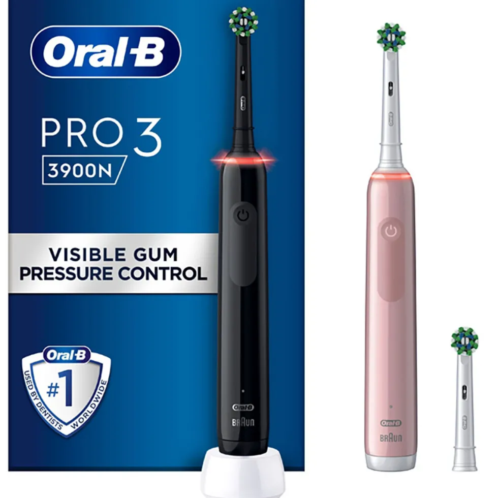 Eltandborste Oral-B Pro 3 3900NRosa