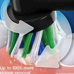 Eltandborste Oral-B Vitality Pro Svart med Extra Refill & 3 Borstningslägen