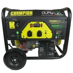 Elverk Champion Generators CPG7500E2 7kW 1-fas Dual Fuel