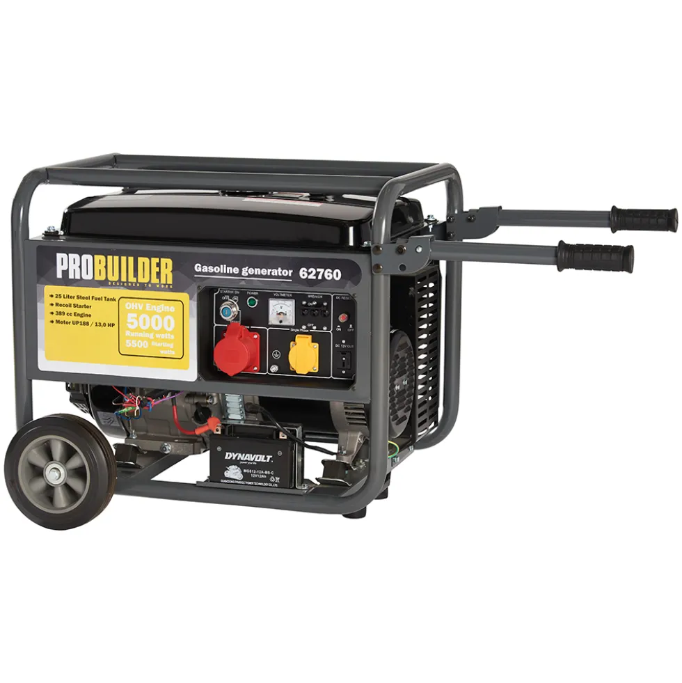 Elverk Probuilder 5000W/Max 5500W (Schuko) 389 cc