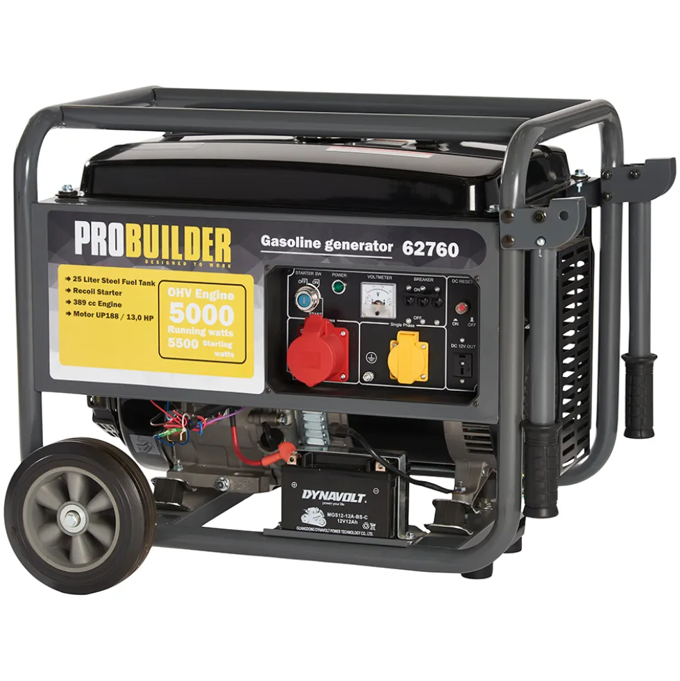 Elverk Probuilder 5000W/Max 5500W (Schuko) 389 cc