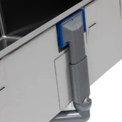 Enkelvask Strand Stainless SOLID med clips PVD Gun Metal