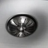 Enkelvask Strand Stainless SOLID med clips PVD Gun Metal
