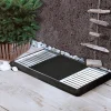 Entrégaller PLUS Cubic med Centrerad Matta och Gummiram