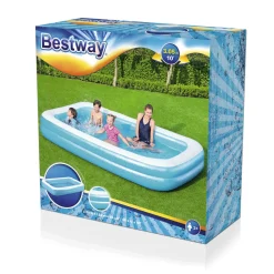 Familjepool Blå Rektangulär 305 x 183 x 46cm